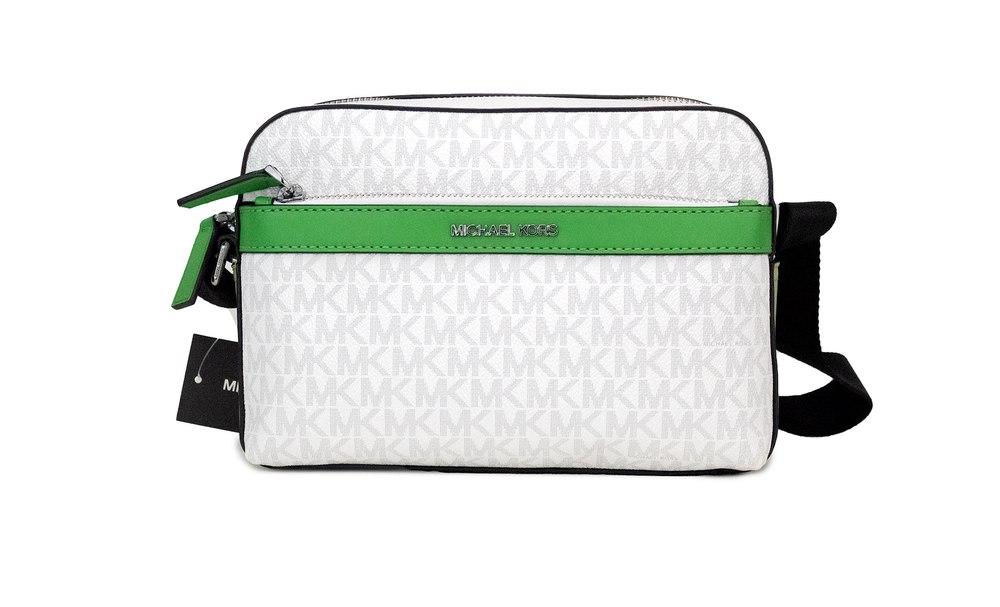 Michael Kors Cooper Small Bright Palm Signature PVC Utility Crossbody Women’s Bag
