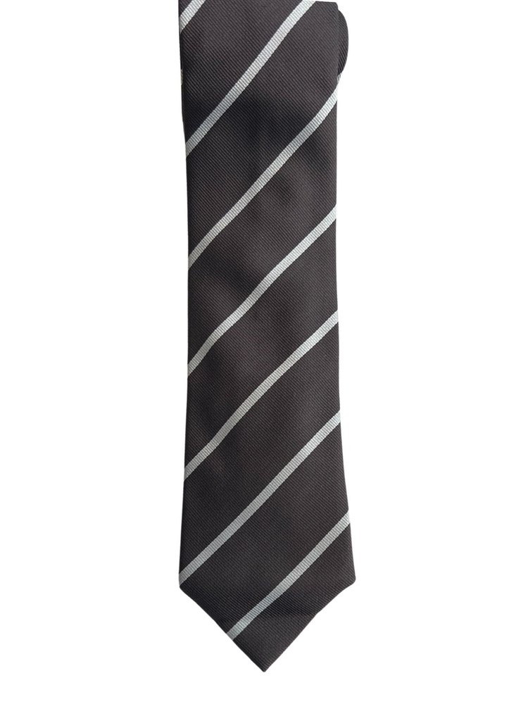 Brunello Cucinelli Brown Diagonal Striped Silk Men’s Tie