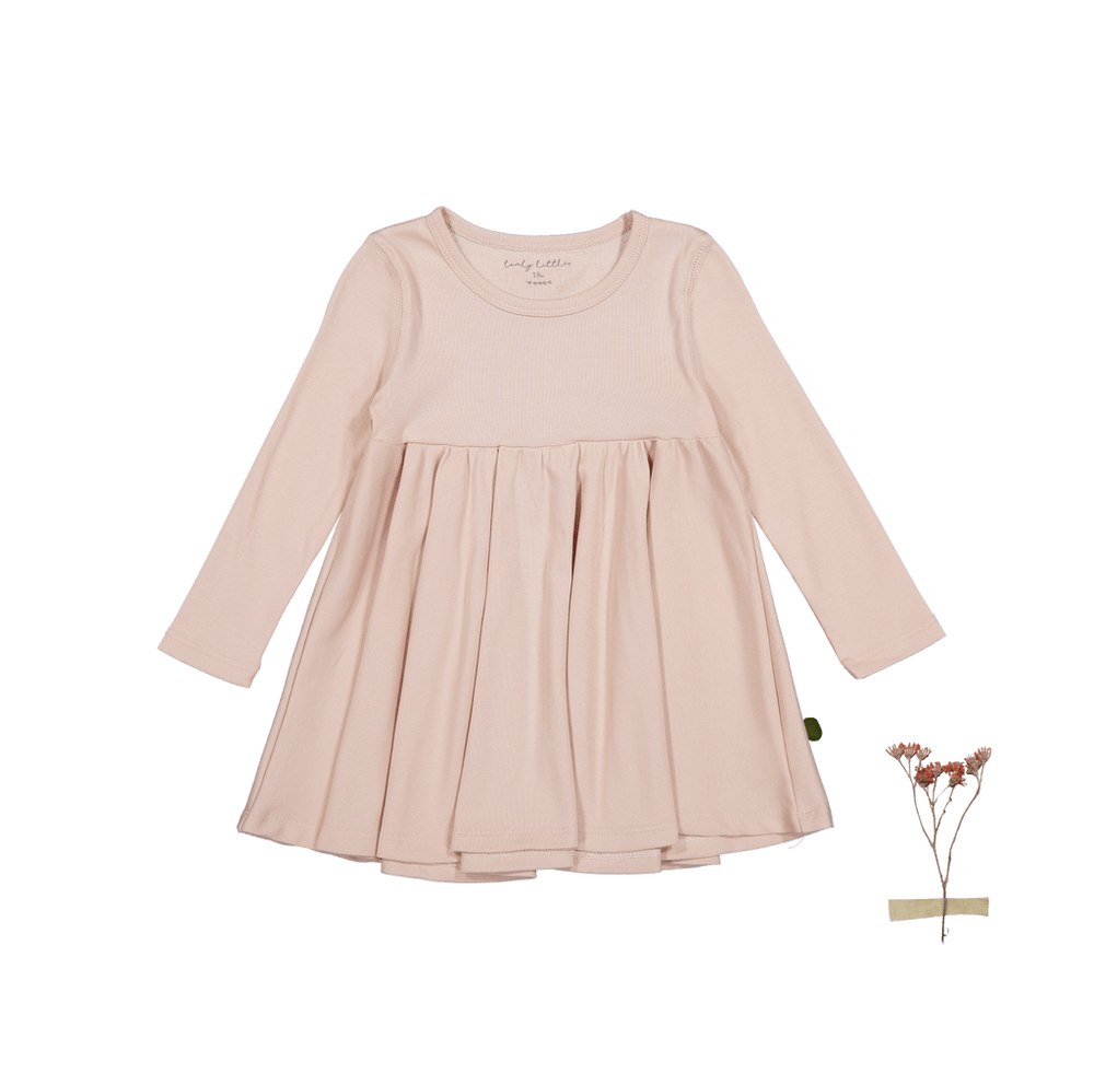 The Long Sleeve Dress – Blush
