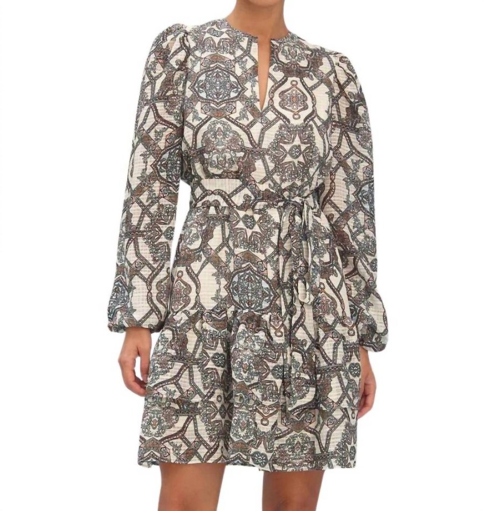Preston Dress In Opal Medallion