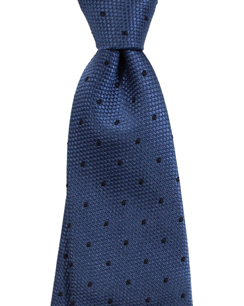Brunello Cucinelli Dotted Midnight Blue Men’s Tie