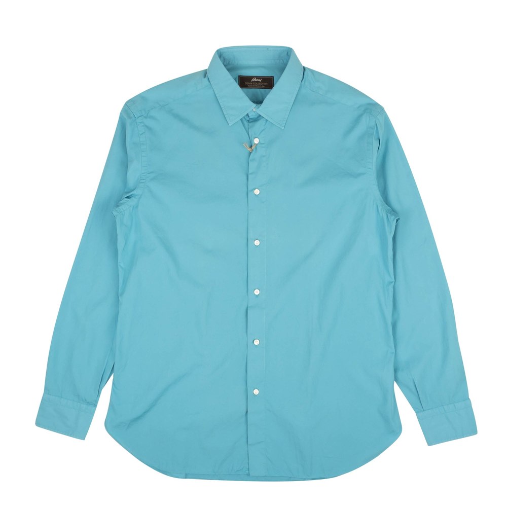 Brioni Slim Fit Casual Shirt – Teal