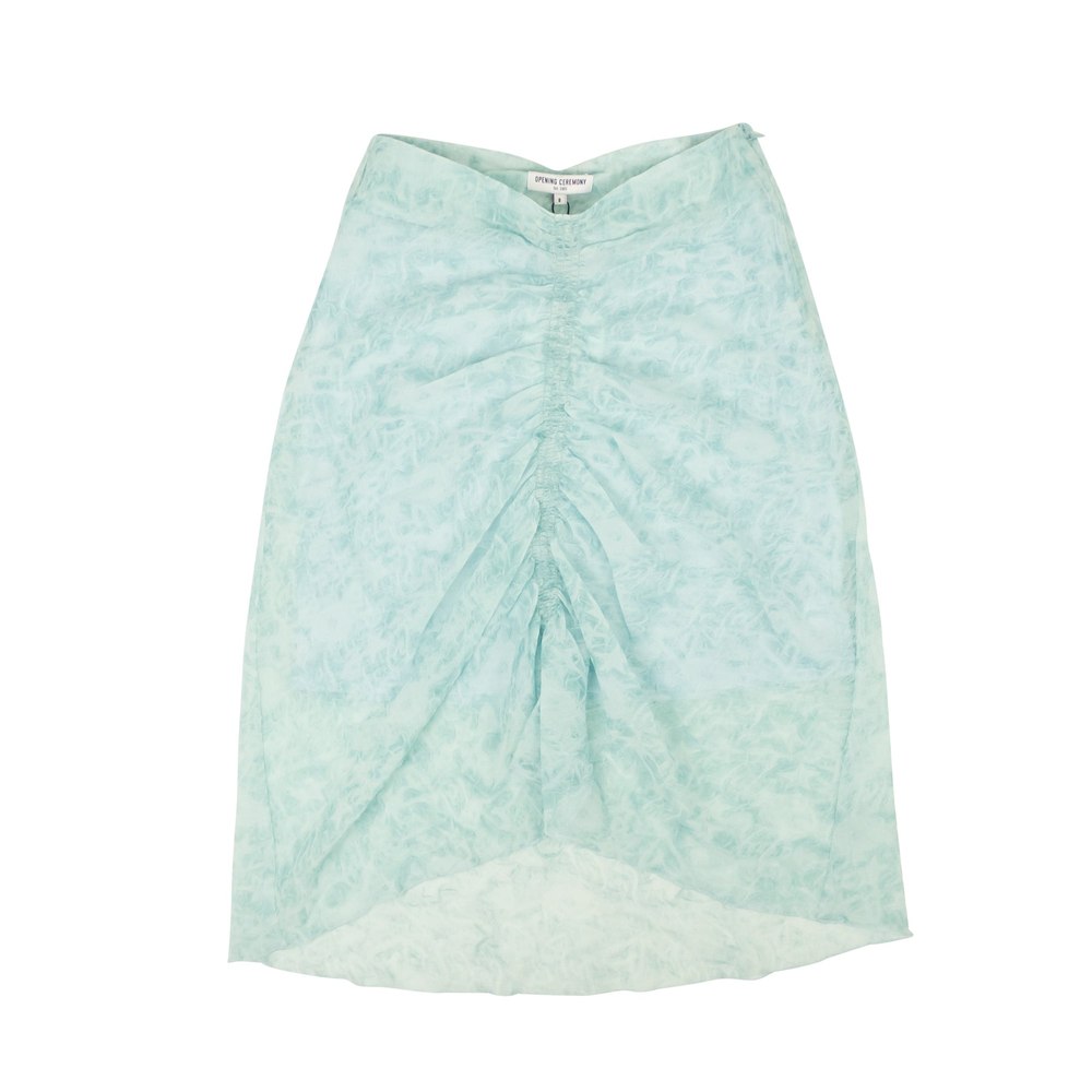 Opening Ceremony Crinkle Skirt – Blue