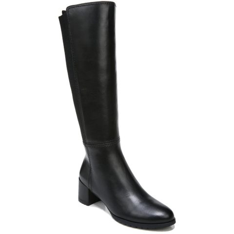 Brent Water Repellent Round Toe Knee-High Boots