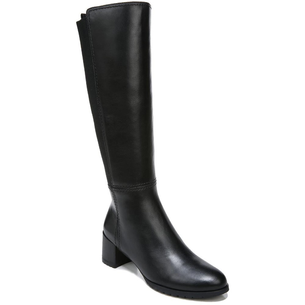 Brent Water Repellent Round Toe Knee-High Boots