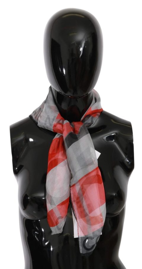 Costume National 100% Silk Branded Women’s Scarf