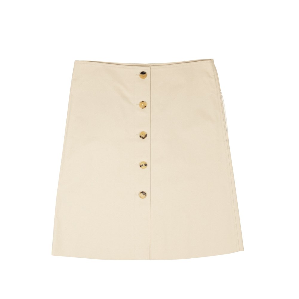 Bottega Veneta Button Down Skirt – Beige