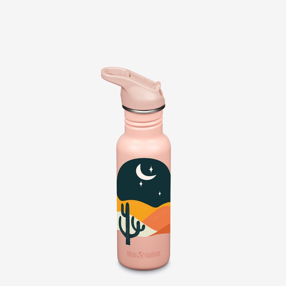 Klean Kanteen Stainless Steel 18oz Classic with Flip Seal Sport Cap – Bohemian Nights