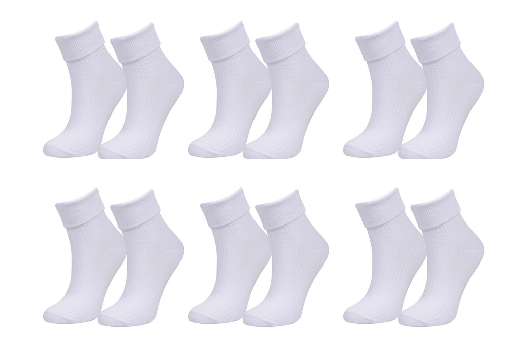 98% Organic Cotton Luxury Women’s Socks 6-Pack.