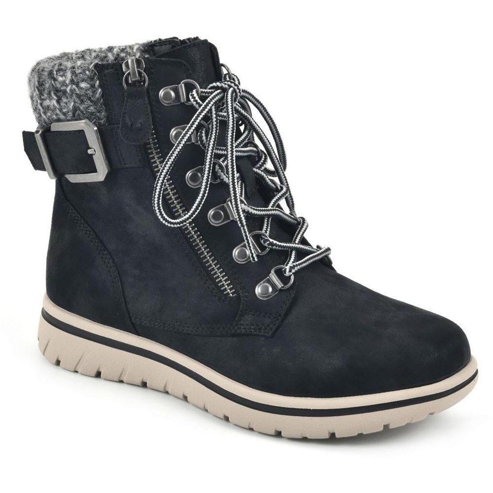 Hearty Lace Up Zipper Ankle Boots