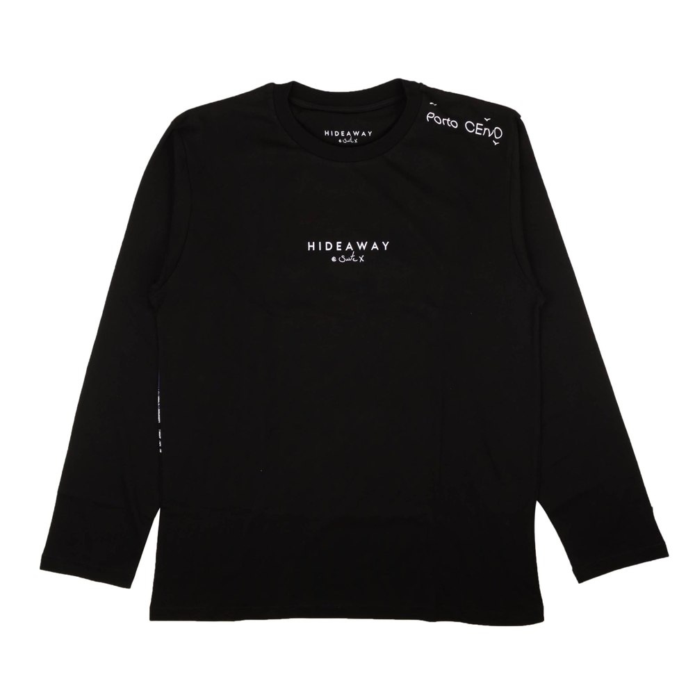 Hideaway Porto Cervo Long Sleeve T-Shirt – Black