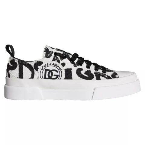 Dolce & Gabbana Canvas Low Top Sneakers Men Men’s Shoes (Pre-Owned)