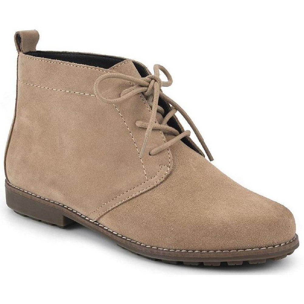 Auburn Suede Ankle Boots