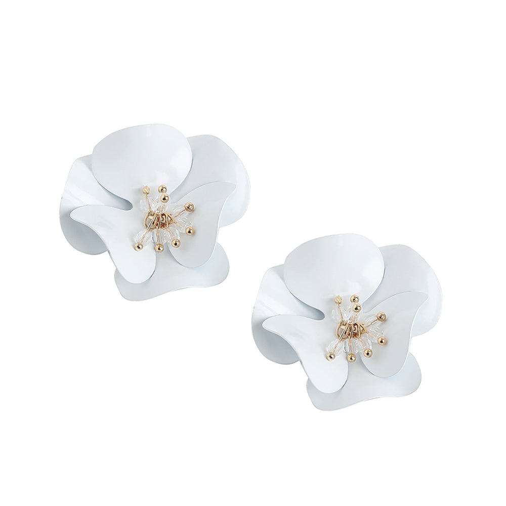 SOHI Women’s Flower Stud Earrings