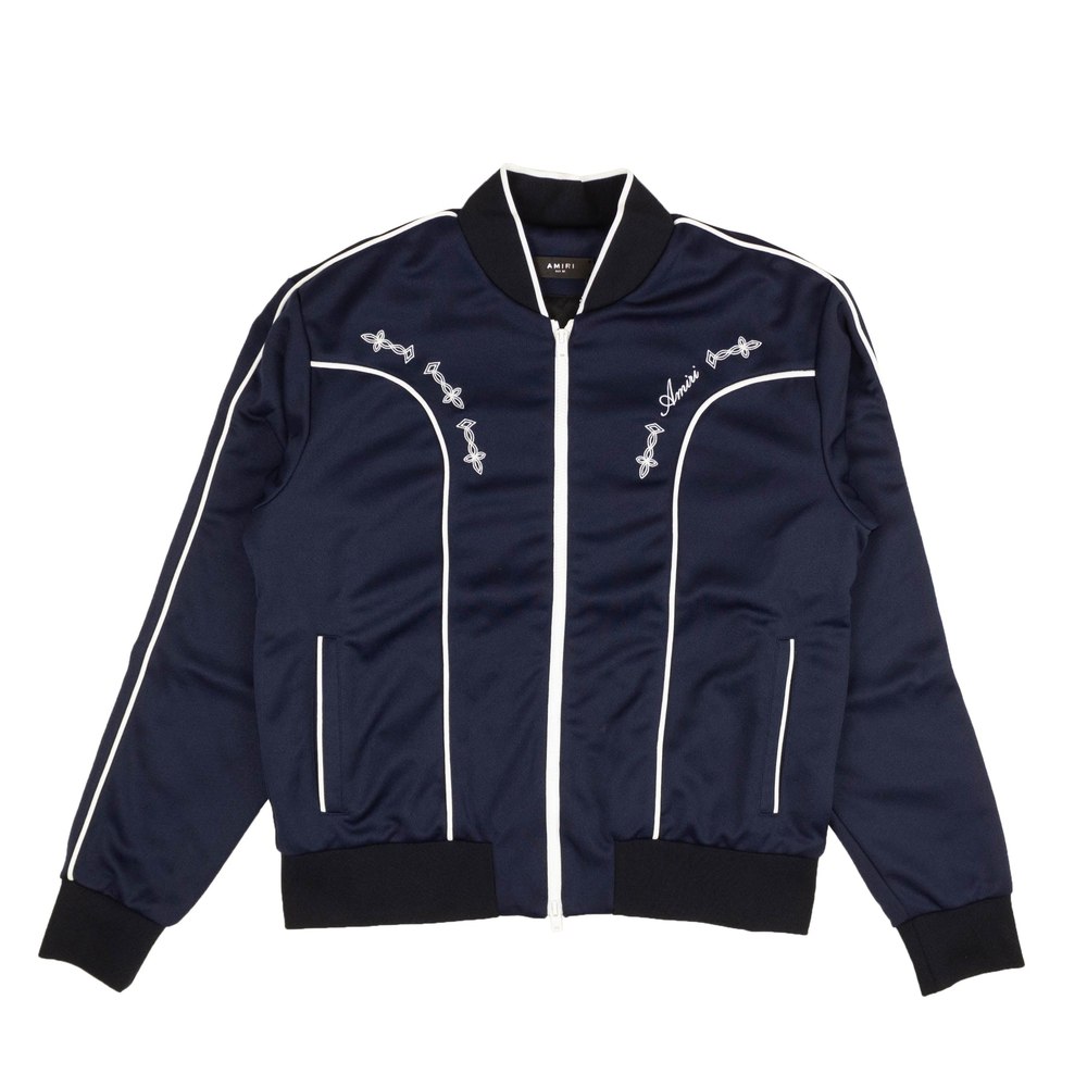 Amiri Western Track Jacket – Navy Blue