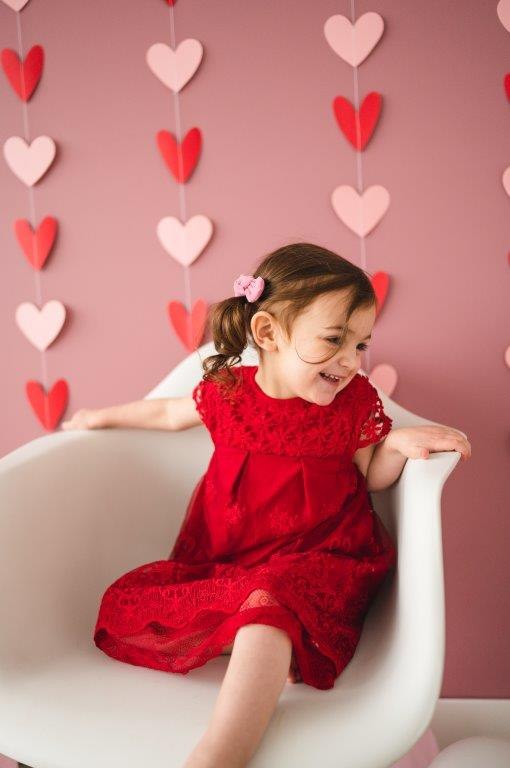 Lace Dress – Ruby Red