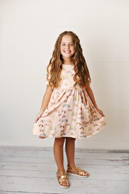 Rainbow Twirl Dress