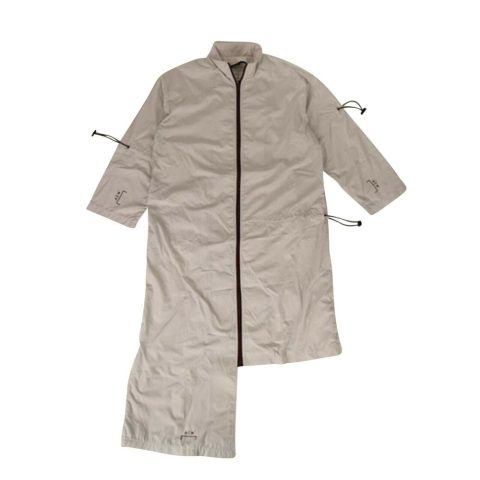A-COLD-WALL* Men’s Asymmetric Drawstring Jacket – Light Gray