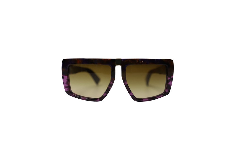 Miu Miu Tortoiseshell Oversized Sunglasses in Multicolor Acetate