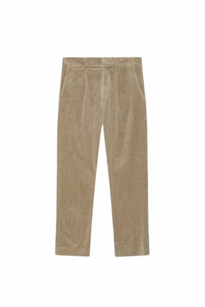 Men’s Corduroy Trouser In Desert Khaki