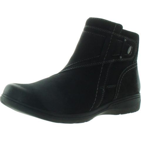 Carleigh Style Nubuck Round Toe Ankle Boots