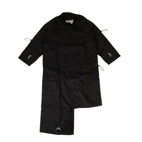 A-COLD-WALL* Men’s Asymmetric Drawstring Jacket – Black