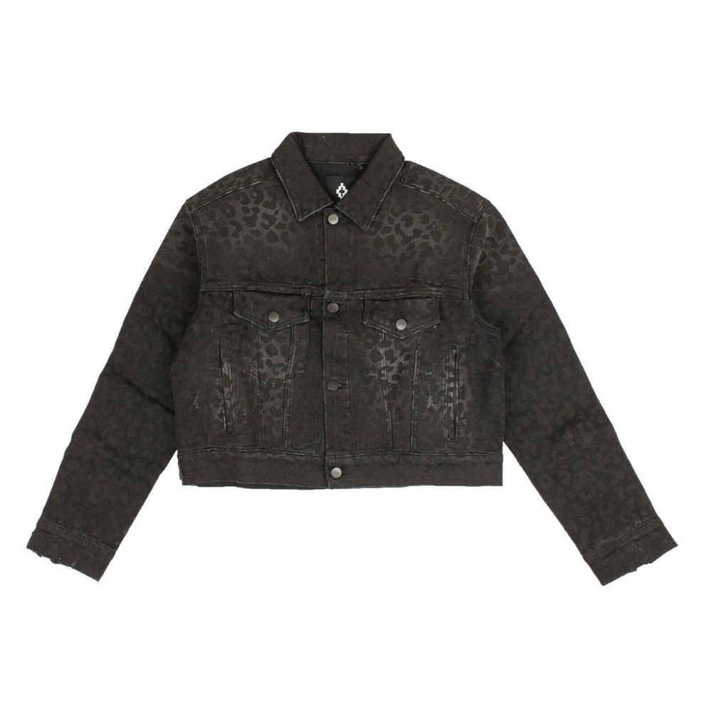 Black Denim Caban Jacket