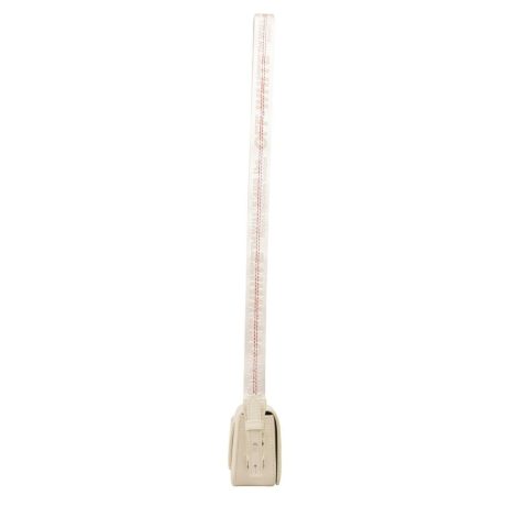 White Diagonal Baby Flap Bag