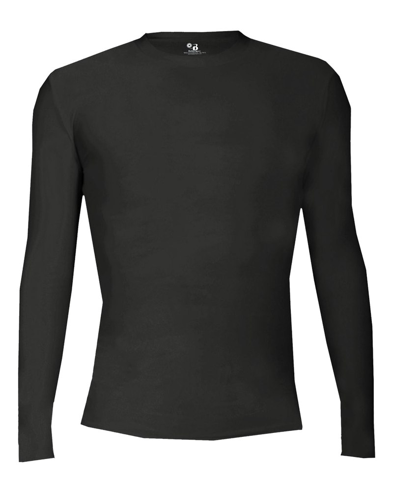 Badger 2605 Youth Pro-Compression Long-Sleeve Crew Shirt