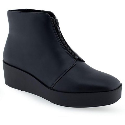 Carin Faux Suede Zipper Ankle Boots