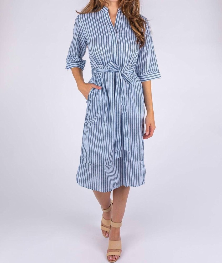 The Every Dress In Ikat Navy