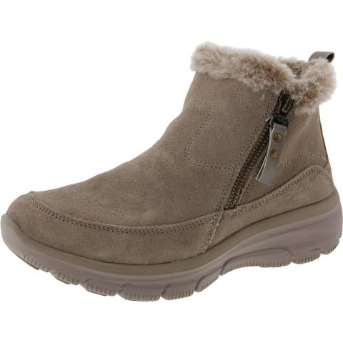 Faux Fur Lined Faux Fur Shearling Boots