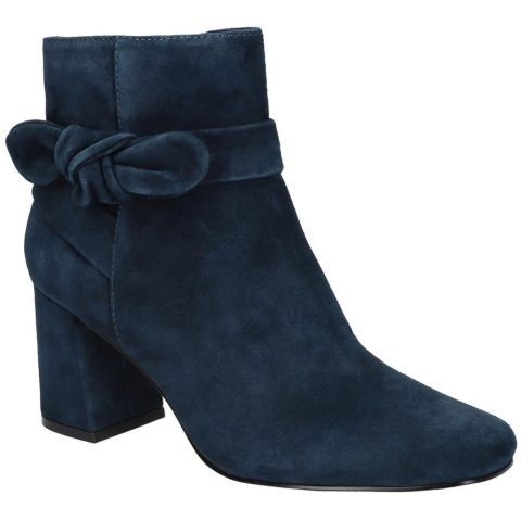Felicity Suede Bow Booties