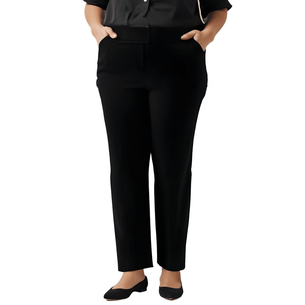 Plus Pocket Straight Leg Pants