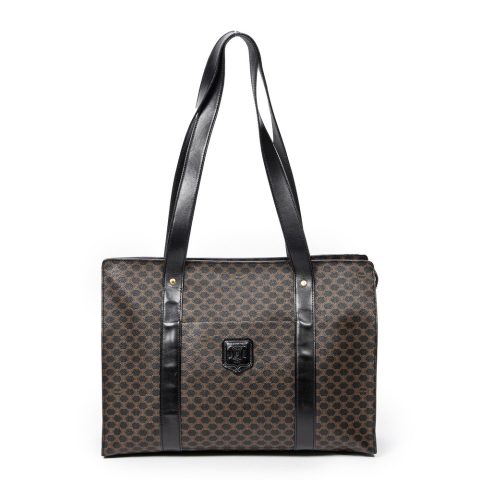 Vintage Large Zip Shopping Tote