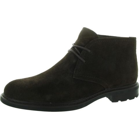 Annapolis Lace-Up Faux Suede Chukka Boots