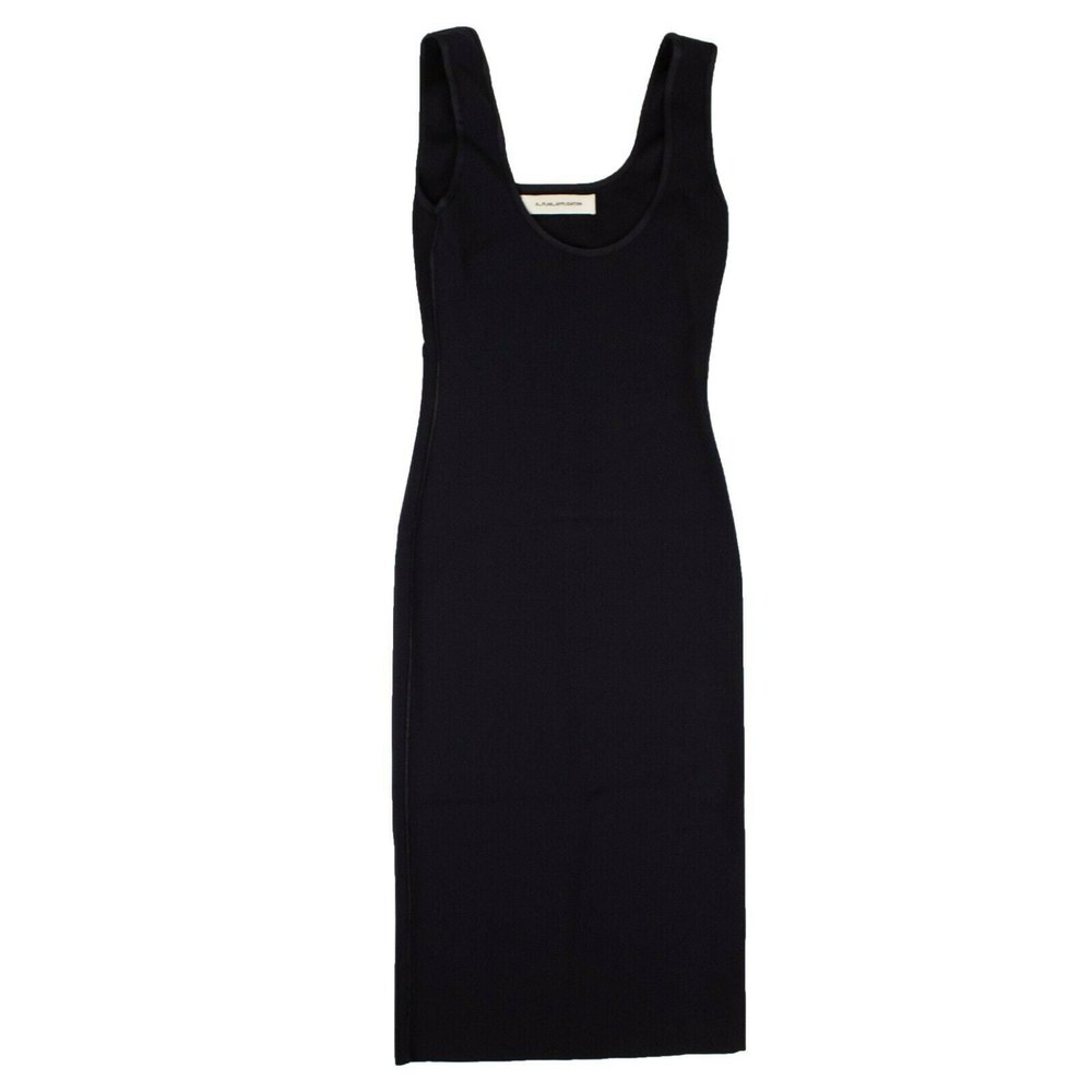 Navy Blue Knit Tank Dress