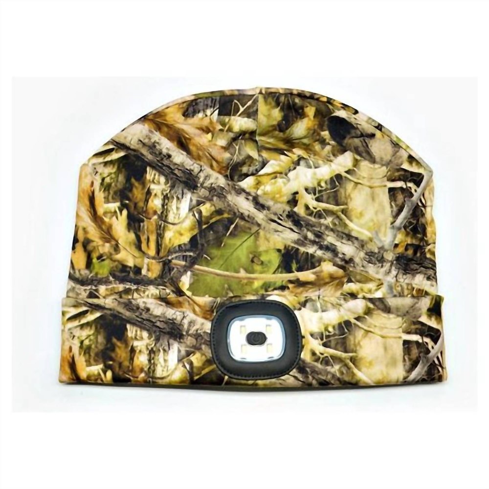 Night Scope Sportsman Rechargeable Led Beanie In Camo 7732488568892