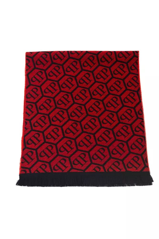 Philipp Plein Wool Men’s Scarf