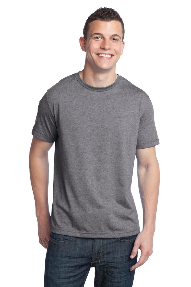District – Young Mens Tri-Blend Crewneck Tee. DT142