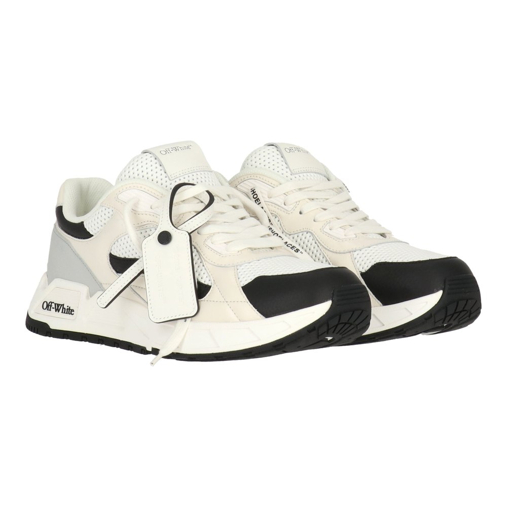 Off White Mens White/Black Sneaker