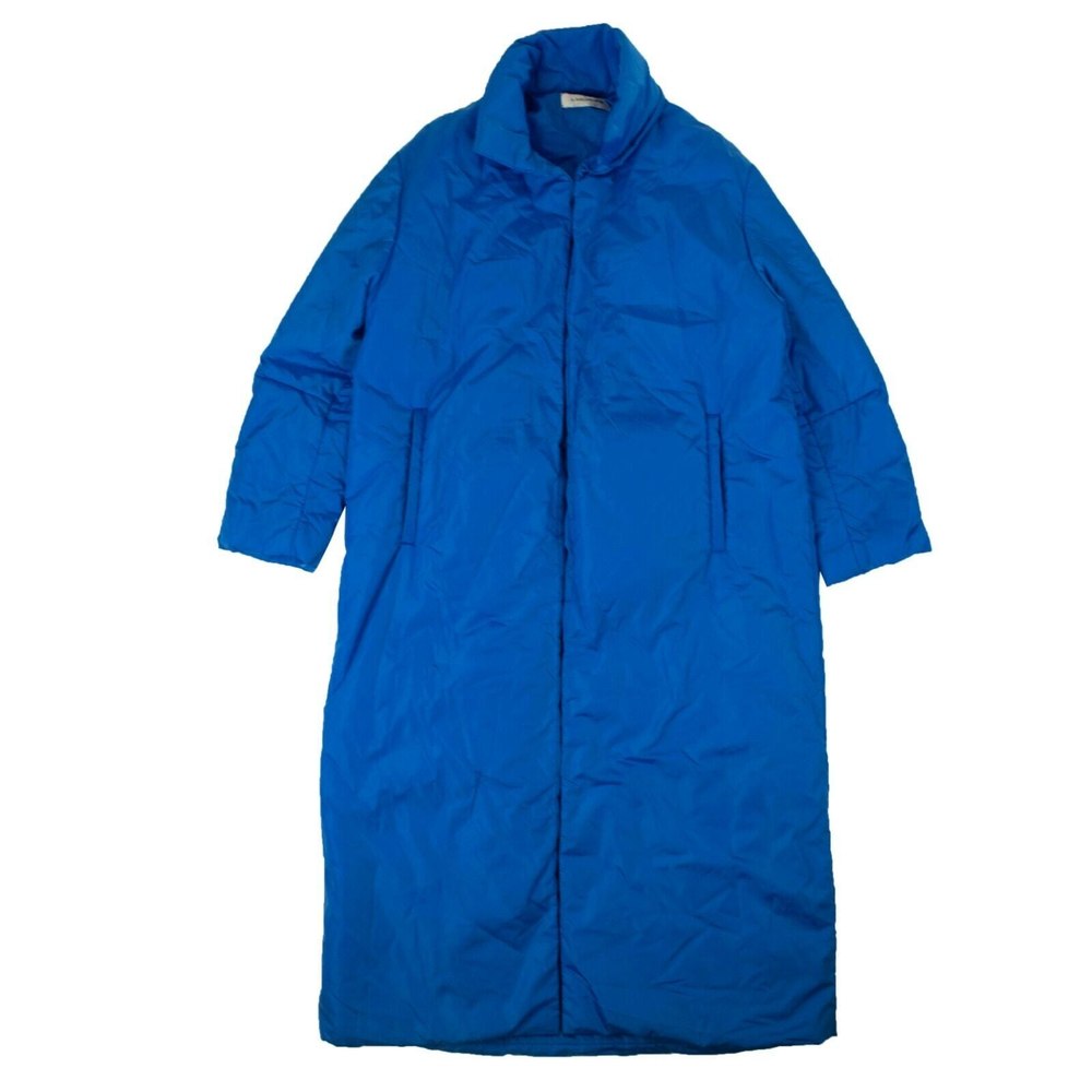 Women’s Blue Long Puffer Coat