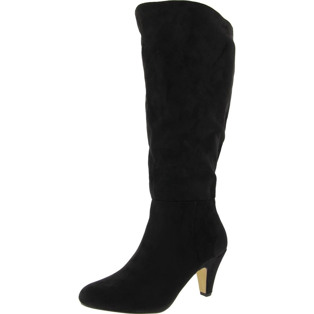 Corinne Plus Wide Calf Faux Suede Knee-High Boots