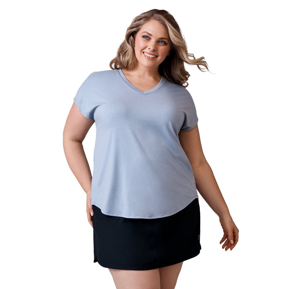 Free Country Women’s Plus Size Microtech Chill B Cool Tee