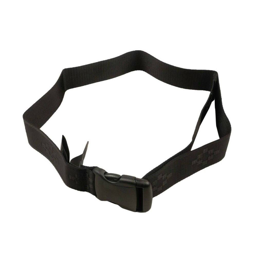 Black Logo Buckle County Belt