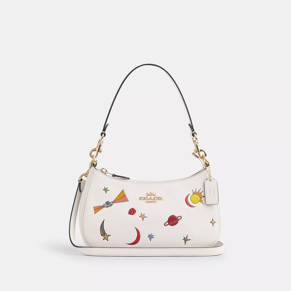 Coach Outlet Coach X Observed By Us Teri Shoulder Bag In Leather With Print 7732931559484
