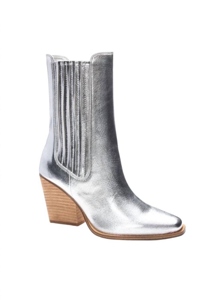 Women’s Cali Bootie In Silver