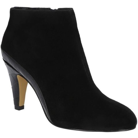 Brennan Leather Embossed Ankle Boots