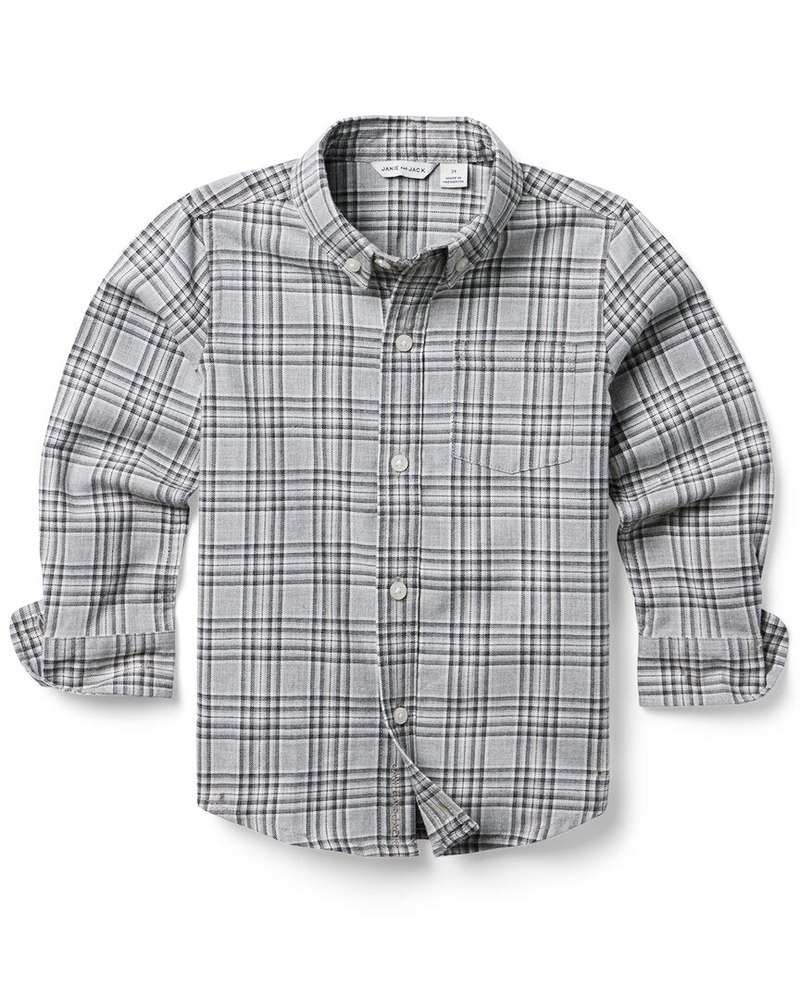Janie and Jack Tartan Flannel Shirt 7782703726652