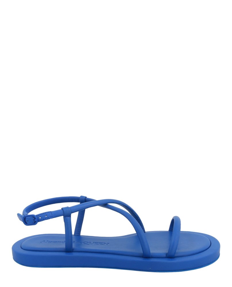 Crossover Strap Open-Toe Flat Sandals